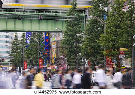 Stock Photography - Cityscape of Akihabara, Chiyoda Ward, Tokyo Prefecture, Honshu, Japan. Fotosearch