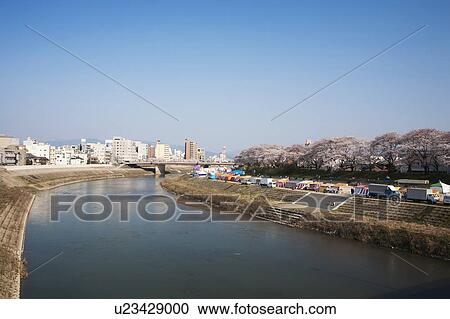 Cityscape of Fukui and Asuwa River, Fukui Prefecture, Honshu, Japan View Large Photo Image Stock Image - Cityscape of Fukui and Asuwa River, Fukui Prefecture, Honshu, Japan. Fotosearch