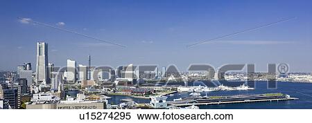 Cityscape of Minatomirai, Yokohama City, Kanagawa Prefecture, Honshu, Japan View Large Photo Image Stock Photography - Cityscape of Minatomirai, Yokohama City, Kanagawa Prefecture, Honshu, Japan. Fotosearch