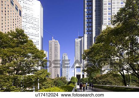 Picture - Cityscape of Shinjuku, Tokyo Prefecture, Honshu, Japan. Fotosearch