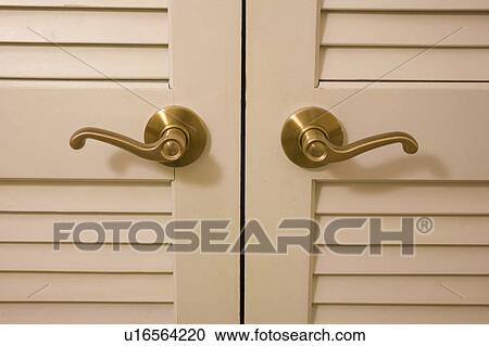 Doorknobs of closet View Large Photo Image Stock Image - Doorknobs of closet. Fotosearch