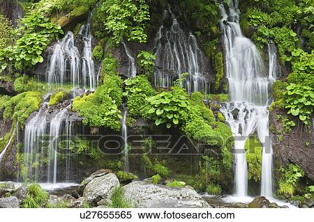 Stock Photography - Doryu waterfall, Yamanashi Prefecture, Honshu, Japan. Fotosearch