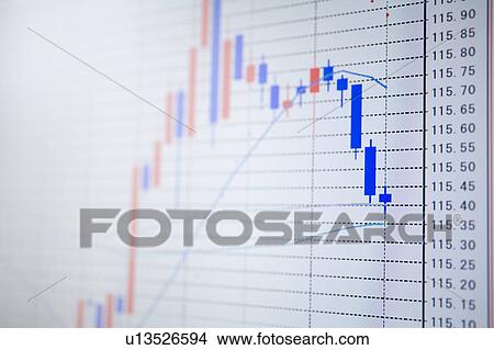 Picture - Financial graph. Fotosearch