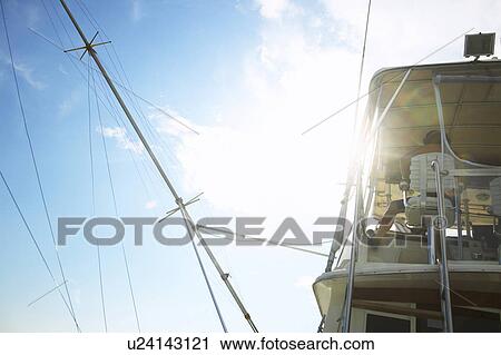 Fishing boat under sky View Large Photo Image Stock Image - Fishing boat under sky. Fotosearch