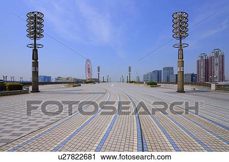 Footbridge and Buildings View Large Photo Image Stock Image - Footbridge and Buildings. Fotosearch