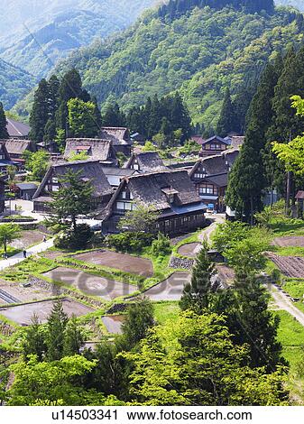 Gokayama, Toyama Prefecture, Honshu, Japan View Large Photo Image Stock Image - Gokayama, Toyama Prefecture, Honshu, Japan. Fotosearch