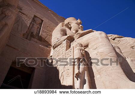 Great Temple of Abu Simbel, Egypt View Large Photo Image Picture - Great Temple of Abu Simbel, Egypt. Fotosearch