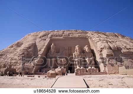 Great Temple of Abu Simbel, Egypt View Large Photo Image Stock Photo - Great Temple of Abu Simbel, Egypt. Fotosearch