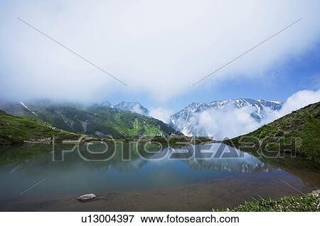 Hakuba Sanzan and Happo pond, Nagano Prefecture, Honshu, Japan View Large Photo Image Stock Photo - Hakuba Sanzan and Happo pond, Nagano Prefecture, Honshu, Japan. Fotosearch