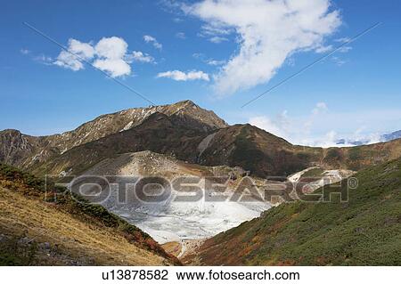 Hell valley and Mt. Dainichi, Toyama Prefecture, Honshu, Japan View Large Photo Image Stock Image - Hell valley and Mt. Dainichi, Toyama Prefecture, Honshu, Japan. Fotosearch