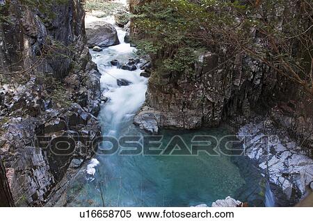 High Angle View of Waterfall in the Valley View Large Photo Image Stock Photography - High Angle View of Waterfall in the Valley. Fotosearch