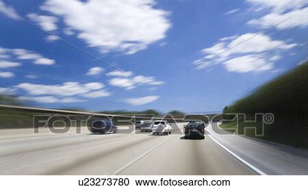 Stock Image - Highway, Illinois, USA. Fotosearch