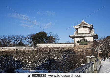 Ishikawa gate of Kanazawa Castle in winter, Ishikawa Prefecture, Honshu, Japan View Large Photo Image Stock Photography - Ishikawa gate of Kanazawa Castle in winter, Ishikawa Prefecture, Honshu, Japan. Fotosearch