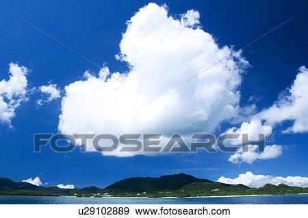 Stock Photo - Island and sea, Okinawa Prefecture, Japan. Fotosearch