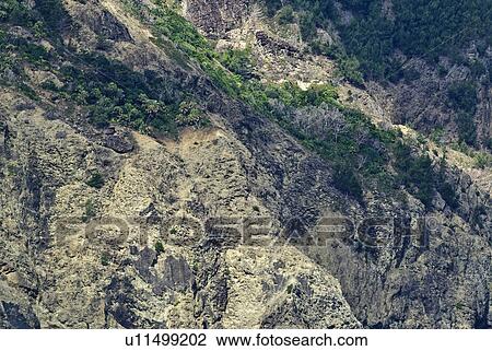 Stock Image - Jagged Cliff. Fotosearch