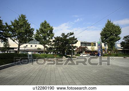 Stock Image - Jr Maebashi Station Southern Entrance. Fotosearch
