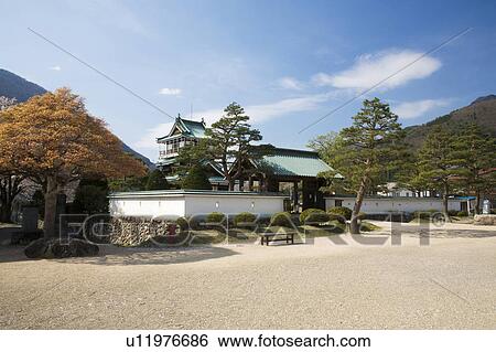 Kamioka Castle, Gifu Prefecture, Honshu, Japan View Large Photo Image Stock Photograph - Kamioka Castle, Gifu Prefecture, Honshu, Japan. Fotosearch