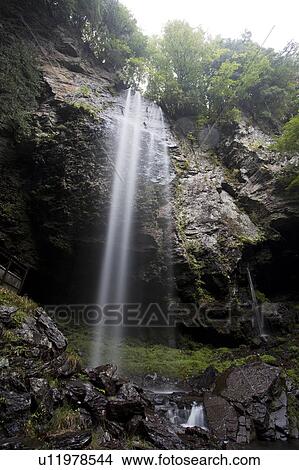 Kiso-shin-taki waterfall, Nagano Prefecture, Honshu, Japan View Large Photo Image Picture - Kiso-shin-taki waterfall, Nagano Prefecture, Honshu, Japan. Fotosearch