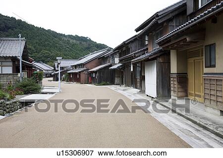 Stock Photo - Kumagawa Lodgings, Fukui Prefecture, Honshu, Japan. Fotosearch