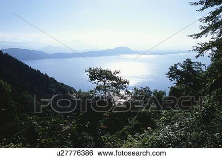 Lake Okubiwa, Shiga Prefecture, Honshu, Japan View Large Photo Image Stock Photograph - Lake Okubiwa, Shiga Prefecture, Honshu, Japan. Fotosearch