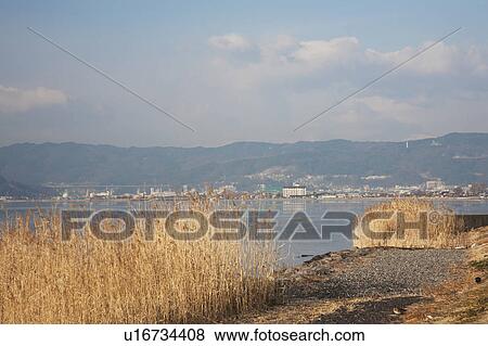 Lake Suwa at dawn, Nagano Prefecture, Honshu, Japan View Large Photo Image Stock Photo - Lake Suwa at dawn, Nagano Prefecture, Honshu, Japan. Fotosearch