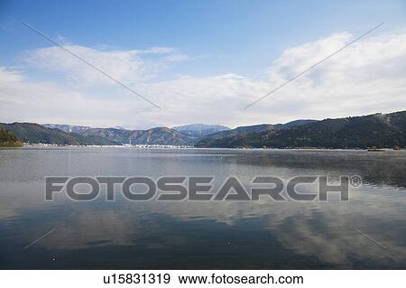 Lake Yogo at dawn, Shiga Prefecture, Honshu, Japan View Large Photo Image Stock Photo - Lake Yogo at dawn, Shiga Prefecture, Honshu, Japan. Fotosearch