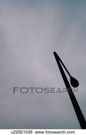 Stock Photograph - Lamppost Against Sky. Fotosearch