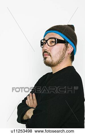 Mid Adult Man With Arms Crossed View Large Photo Image Stock Photo - Mid Adult Man With Arms Crossed. Fotosearch