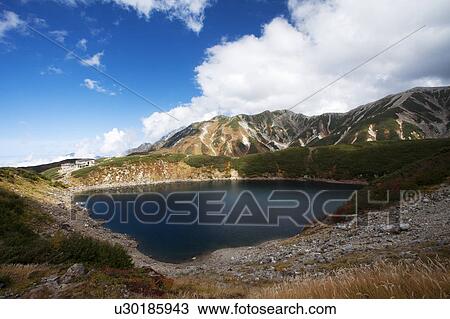 Mikuriga pond and Mt. Bessan, Toyama Prefecture, Honshu, Japan View Large Photo Image Stock Image - Mikuriga pond and Mt. Bessan, Toyama Prefecture, Honshu, Japan . Fotosearch