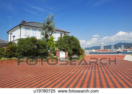 Stock Photography - Minato Ijinkan (Western-style Houses), Kobe city, Hyogo Prefecture, Honshu, Japan. Fotosearch
