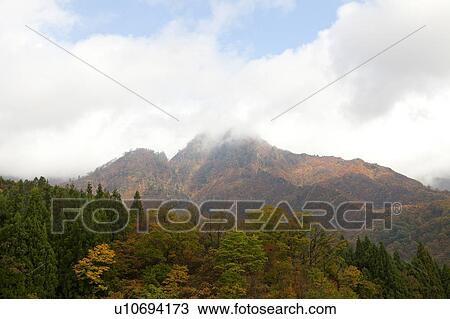 Mount Hakkaisan in Autumn View Large Photo Image Stock Image - Mount Hakkaisan in Autumn. Fotosearch