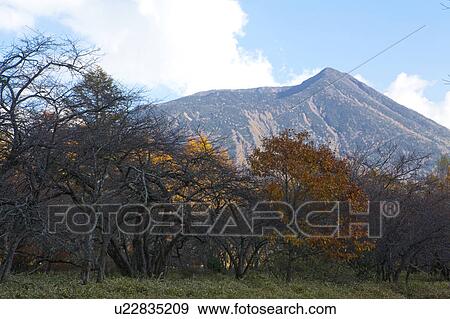 Stock Photo - Mountain Near Mitsunori Swamp. Fotosearch