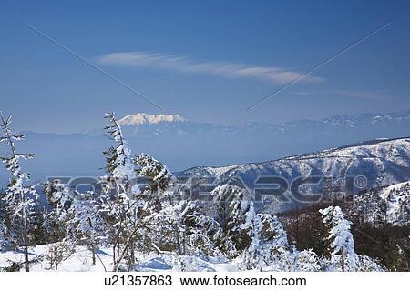 Mt. Ontake in winter, Nagano Prefecture, Honshu, Japan View Large Photo Image Stock Image - Mt. Ontake in winter, Nagano Prefecture, Honshu, Japan. Fotosearch