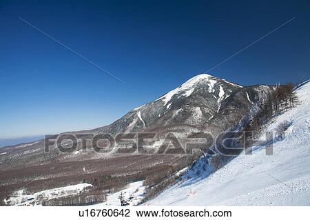 Stock Image - Mt. Tateshina, Nagano Prefecture, Honshu, Japan. Fotosearch