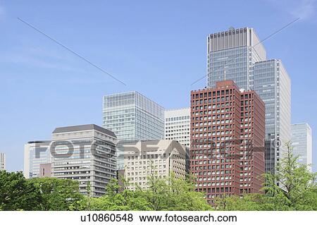 Office buildings in Marunouchi, Tokyo Prefecture, Honshu, Japan View Large Photo Image Stock Photo - Office buildings in Marunouchi, Tokyo Prefecture, Honshu, Japan. Fotosearch