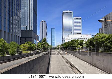 Office buildings, Osaka Prefecture, Honshu, Japan View Large Photo Image Stock Image - Office buildings, Osaka Prefecture, Honshu, Japan. Fotosearch