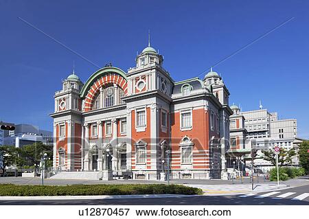 Stock Photo - Osaka Central Public Hall, Osaka Prefecture, Honshu, Japan. Fotosearch