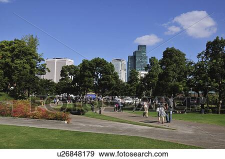 People Walking in the Park View Large Photo Image Stock Photo - People Walking in the Park. Fotosearch