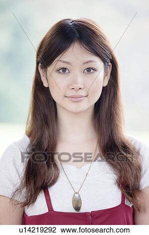 Stock Image - Portrait of college student. Fotosearch