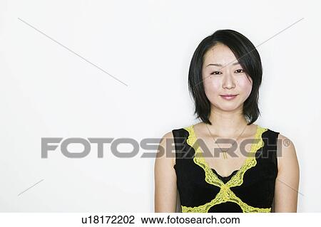 Stock Image - Portrait of Young Woman. Fotosearch