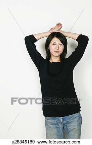 Portrait of Young Woman View Large Photo Image Stock Photo - Portrait of Young Woman. Fotosearch
