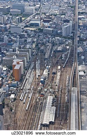 Stock Photograph - Railway Yard. Fotosearch
