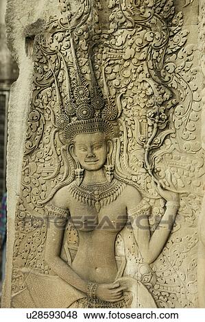 Relief of Angkor Wat View Large Photo Image Stock Photo - Relief of Angkor Wat. Fotosearch