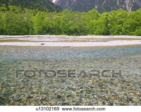 River and forest, Nagano Prefecture, Honshu, Japan View Large Photo Image Stock Photo - River and forest, Nagano Prefecture, Honshu, Japan. Fotosearch
