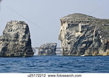 Rock Formations in Sea View Large Photo Image Stock Image - Rock Formations in Sea. Fotosearch