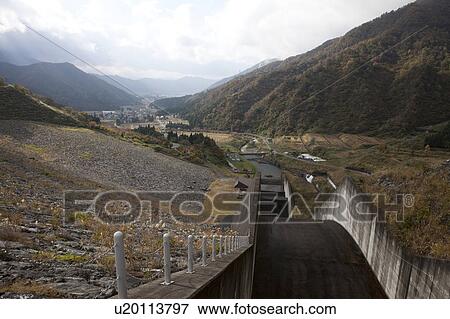 Stock Photo - Sagurigawa Dam. Fotosearch