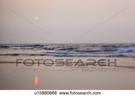 Stock Photo - Sea at Sunset. Fotosearch