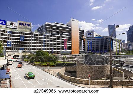Stock Photography - Shinjuku West Exit, Tokyo Prefecture, Honshu, Japan. Fotosearch