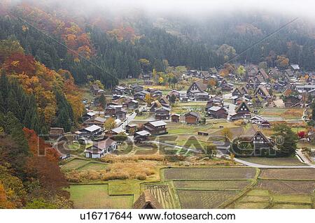 Shirakawago in autumn, Shirakawa Village, Gifu Prefecture, Honshu, Japan View Large Photo Image Picture - Shirakawago in autumn, Shirakawa Village, Gifu Prefecture, Honshu, Japan. Fotosearch
