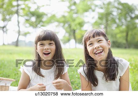 Sisters Having Picnic View Large Photo Image Stock Photo - Sisters Having Picnic. Fotosearch